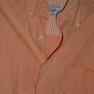 Gap Button Front Shirt Mens Large Regular Fit